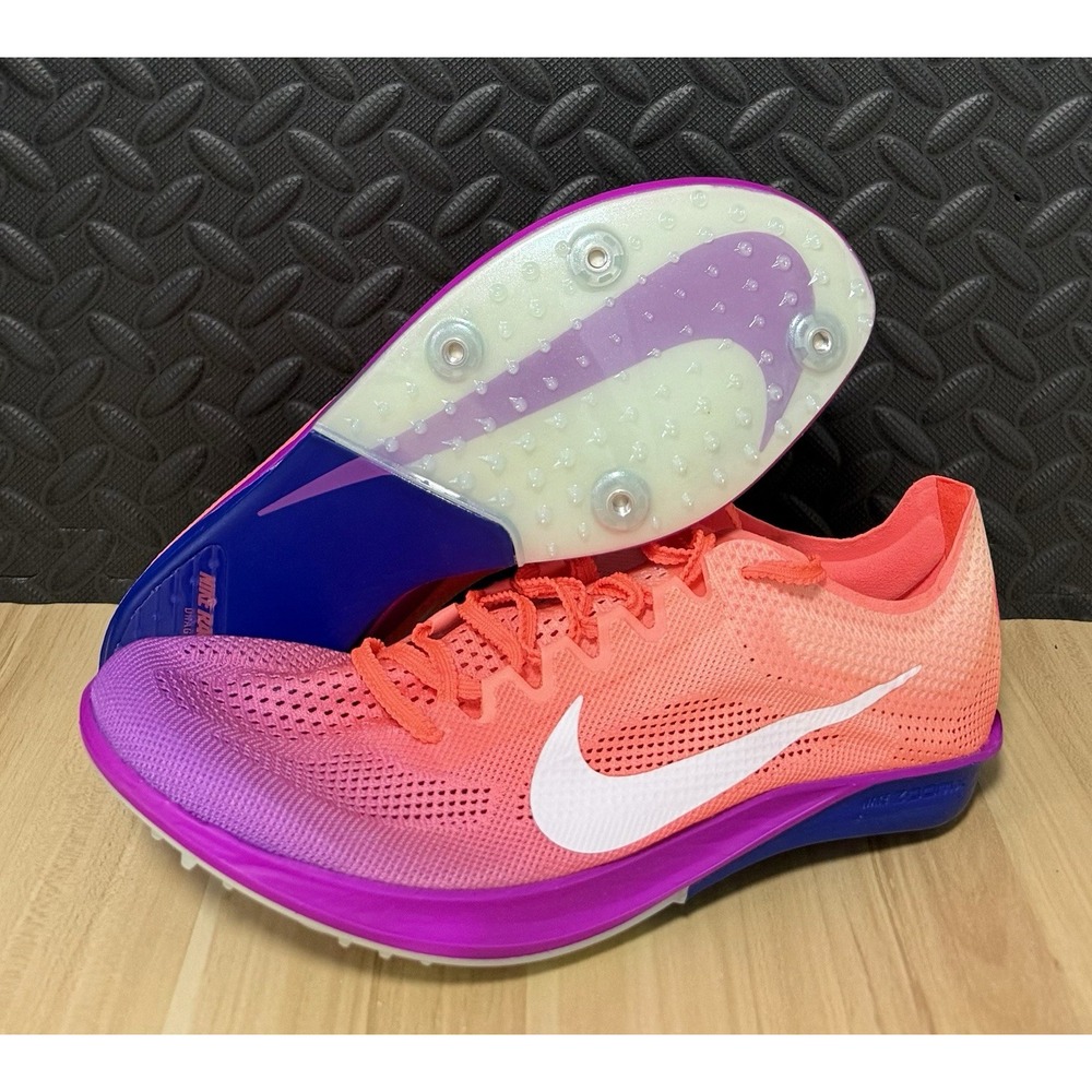 Nike ZoomX Dragonfly 2 Track Spikes Orange/Purple Mens Size 9 New IO0310-800